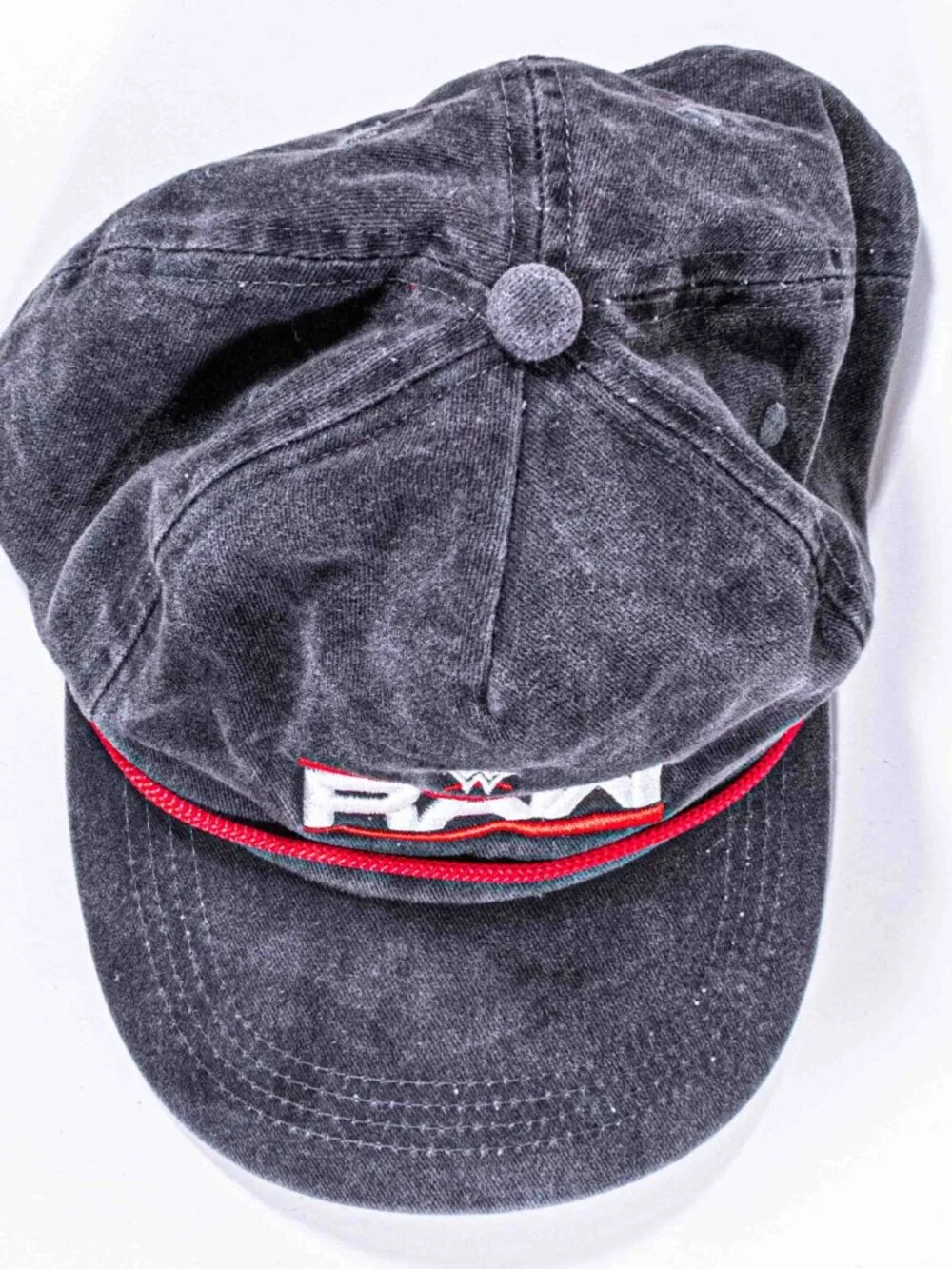 WWE Raw Netflix Debut VIP Exclusive Snapback Hat Cap Wrestling Promo Black Red